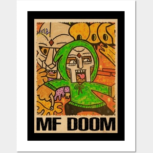 Masked Music Maverick Wear the Unforgettable Sound and Style of Doom with Pride on Your Tee Posters and Art